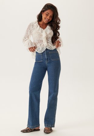 Dr. Denim Moxy Straight Patch Klær