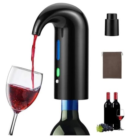 Elektrisk Vinlufter, Multifunksjonell Automatisk Filter Vinoksidantdispenser