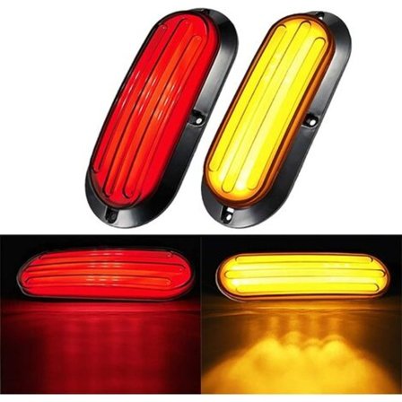 2 stk. 74 LED Sekventielle Blinklys Bremslys Baglygte Strobe Lys til Lastbil Trailer Vogn Bil Caravan Modificeret Lys