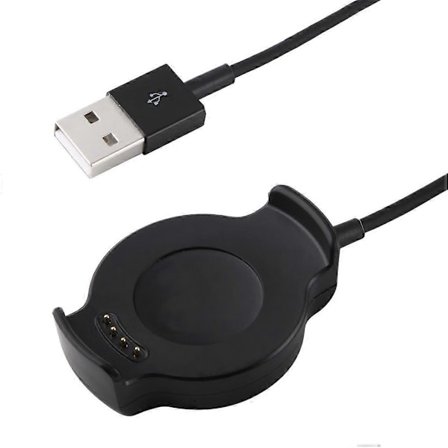 Bärbar ersättningsladdare för Huawei Watch 2, kabellängd: ca 100 cm [DB]