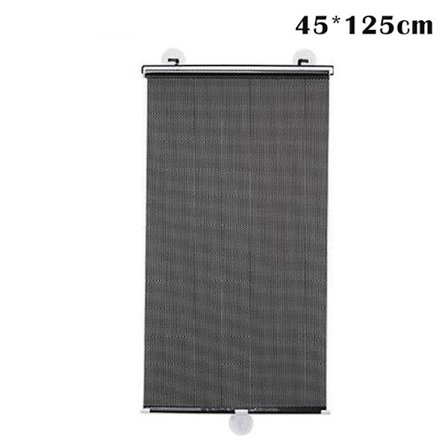 Sugpropp Fönstergardin Visir Ingen Borrning Bil Hem Badrum Solskydd Svart