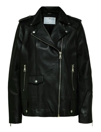 Selected | Slfmadison Leather Jacket B Noos | 38