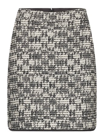 Karl Lagerfeld | Check Boucle Skirt | 34