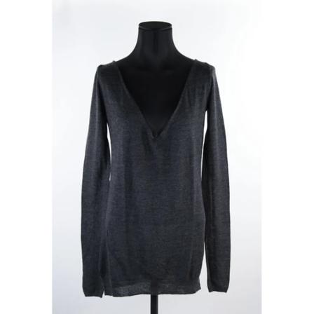 Prada Vintage Pre-owned Polyester tops , Grijs , Dames , Maat: M