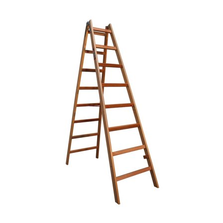 Trestige, 2x8 trinn, høyde: 2150 mm