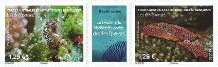 Fransk Antarktis - Livet i havet - Postfrisk sæt 2v