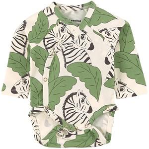 Mini Rodini Green Zebras Baby Body 62 cm (2-4 Months) - All in ones - 62 cm (2-4 Months) - Green - Junge