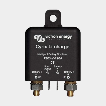 Relais für Batterieladegerät für Lithiumbatterien Victron Cyrix-Li-Charge 12 / 24V, 120 A - Boot
