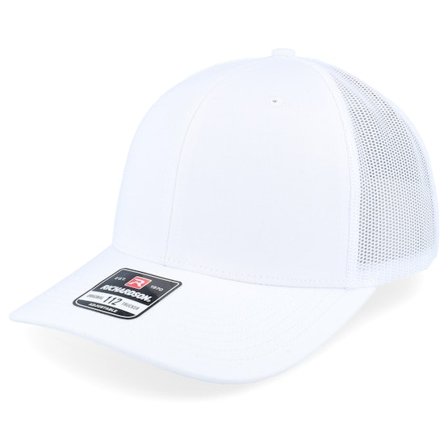 Richardson - White trucker Czapka Z Daszkiem - 112 Solid White Trucker @ Hatstore