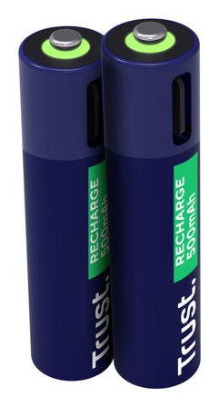 Trust USB-C oppladbare AAA-batterier (2)