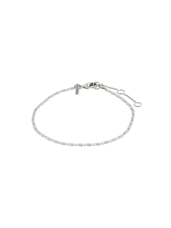 MATCH - Parisa lenke armbånd - Pilgrim - Str. ONESIZE - Dame - Tilbehør - Grå - 99% resirkulert messing, 1% belegning