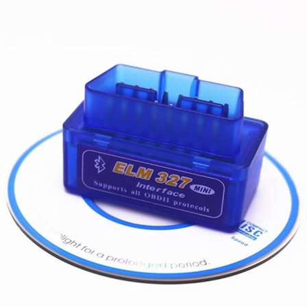 Mini ELM327 V2.1 OBD2 II Bluetooth -diagnostiikkasovitin