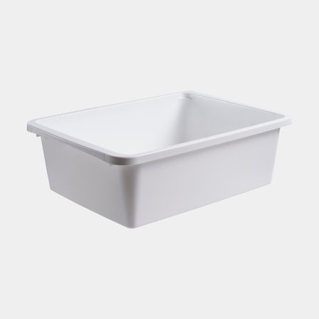 Förvaringslåda i plast - Nordiska Plast Store It, vit, 390 x 290 x 125 mm, 10 liter