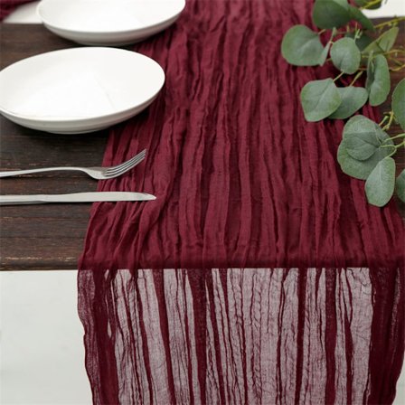 Bohemian Table Flag Twists Duk RØD