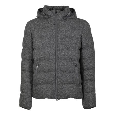 Herno, Jacket Pi 00084Ur. 33337 Grijs, Heren, Maat:M,wol