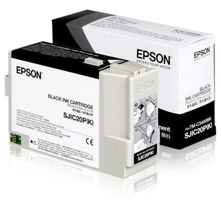 Epson SJIC20P(K) - svart - original - blekkpatron