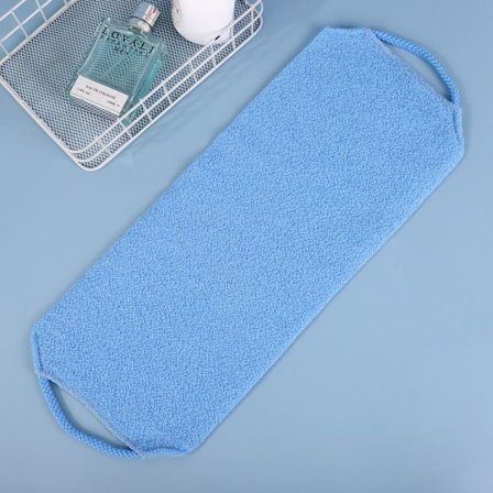 Bath Exfoliation Cloth Badedusjverktøy BLÅ