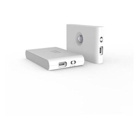 LED-sensor natlys trådløs USB genopladelig kropssensor væglampe soveværelse korridor garderobe badeværelse natlys 1 stk