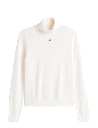 Tjw Essential Trtlnk Sweater White Tommy Jeans