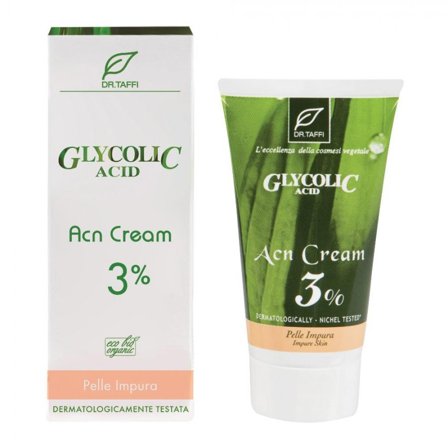 Dr Taffi Glycolic Acid Crema Viso 3% Acn Cream 50ml