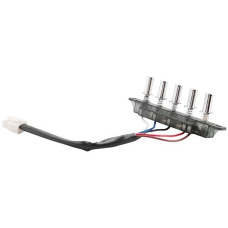 1 stk. Kjøkkenhettebryter 5-knapps bryter Kjøkkenhettetastaturbryter Kontrollpanelstyring