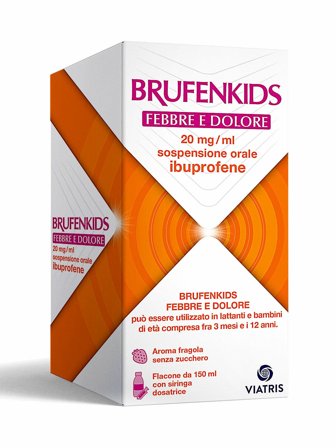 Brufenkids Febbre e Dolore 20 mg/ml Sospensione Orale 150ml