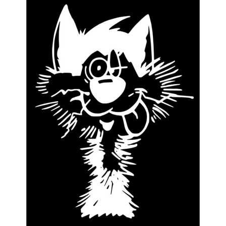 Väggdekor - Humoristisk katt