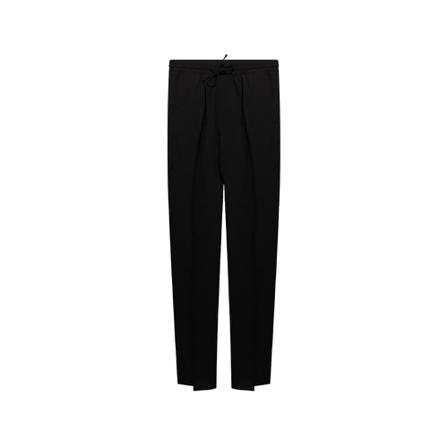 Versace Pleat-front Bukser Sort, Herre Chinos, Størrelse: M