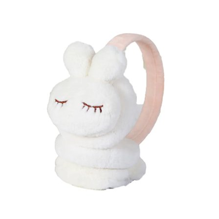 Ørevarmere Fluffy Søte Varme Ørevarmere Hodeplagg Ørevarmere Plysj Ørevarmere Kald Beskyttelse Pannebånd Hold Varme Tilbehør (hvit)