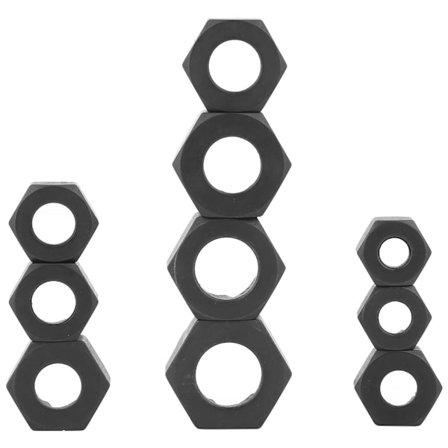 10 stk. skadet mutterbolt-fjerner, sett med boltuttrekker for ødelagte bolter