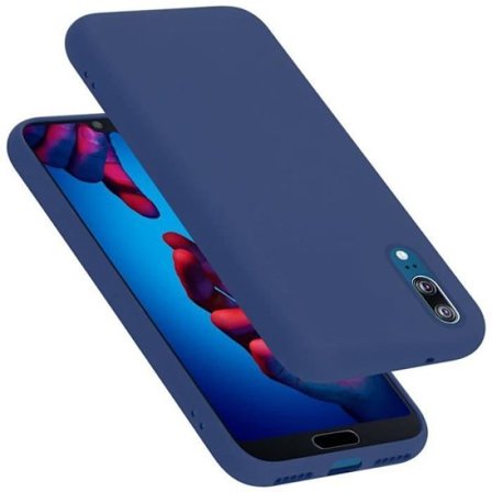 Coque för Huawei P20 Fodral i LIQUID BLUE Etui Case Skydd i silikon TPU mobiltelefon