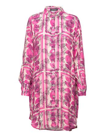 Leela Bubble Shirt Dress Dresses Shirt Dresses Multi/mønstret MOS MOSH