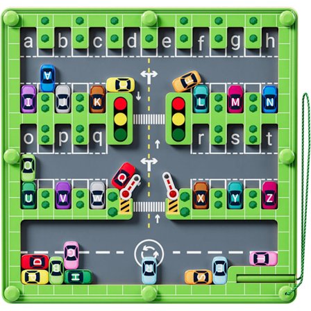 Magnetisk alfabetslabyrint, Montessori-leksaker, alfabetpussel leksaker för barn i åldrarna 2-4, sensoriska leksaker finmotorik, födelsedagspresent 