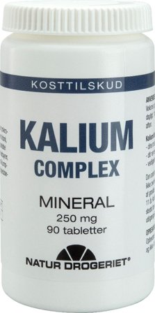 3 for 2 - Natur Drogeriet Kalium 250 mg 90 tabl., Helse & Madvarer, Mineraler, Kalium