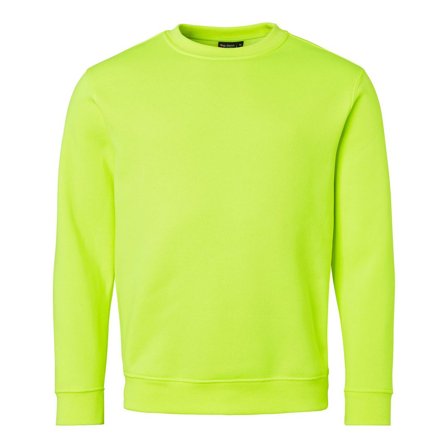 TOP SWEDE Sweatshirt 240 fluor. gul 2XL - Lyreco - Arbetskläder - Arbetströjor - Sweatshirts och koftor