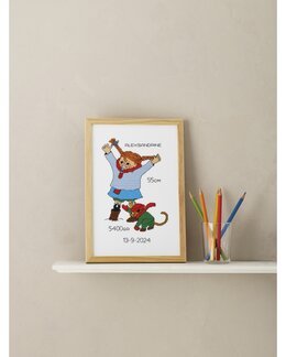 Stickpackung Bild Geburt Pippi