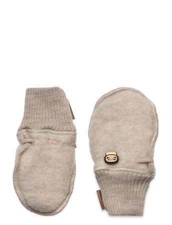 Mikk-line Wool Mittens Kräm
