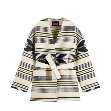 Scotch & Soda, Cardigan Wit, Dames, Maat:XS