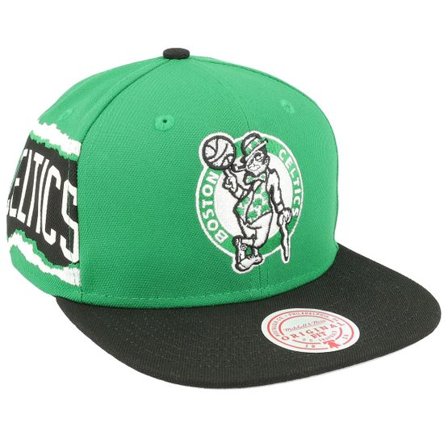 Mitchell & Ness - NBA Grön snapback Keps - Boston Celtics Jumbotron Hwc Green/Black Snapback @ Hatstore
