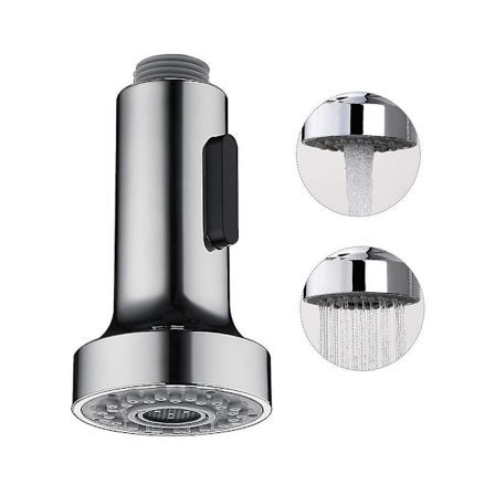 Dusch för kran köksdusch 2 lägen tte kran köksdusch dusch ersättning dusch för utdragbar mixer mixer kök, krom, g1/2"