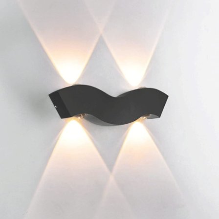 Uusi vedenpitävä LED-seinävalaisin pihalle parvekkeelle aita pylväälle, ZQKLA