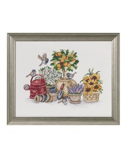 Broderipakke Bilde Appelsintre Lin - Permin