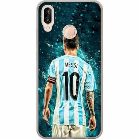 Huawei P20 Lite Genomskinligt Skal Messi