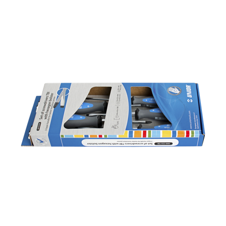 Set Cacciaviti Unior TBI Appoggio Esagonale 5 Pezzi