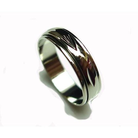 Silverpläterad ring 18 mm