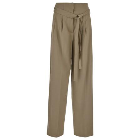 Semicouture, Wide Trousers Beige, Dames, Maat:M