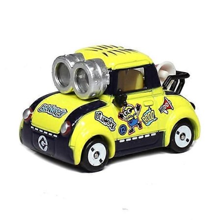 Scale Model Bil Minion Kevin Bob Dave Carl Jerry Tim Phil Julegave Børneværelses Dekoration Gave Legetøj til Drenge Piger Legetøjsbiler (FMY)