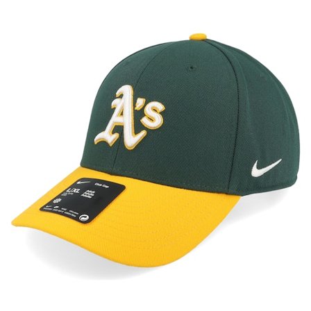 Nike MLB - MLB Verde adjustable Boné - Oakland Athletics Dri-fit Club Green/Sundown Adjustable - Nike @ Hatstore