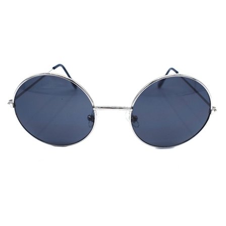 INFINITY Runde solbriller - sølv / smokey