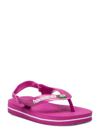 Hav Baby Brasil Logo Shoes Summer Shoes Flip Flops Rosa Havaianas*Betinget Tilbud